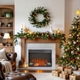thumbnail image 2 of Innoflame 23" Electric Fireplace, Adjustable 4 Flame Brightness, Fireplace Insert with Remote, Digital Display, 8H Timer, Overheating Protection, 1400W, 2 of 8