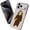 Cute Monkey Banana, variant on Case for iPhone 17 Pro Max, Curious Happy Monkey Banana Phone Case Military-Grade Drop Protection Cover for Women Girl - Frosted