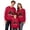 Red_001, variant on SUXIAN Christmas Sweatshirt Long Sleeve Letter Print Crewneck Lightweight Mom and Kids Festive Holiday Outfit Sweatshirts for Women