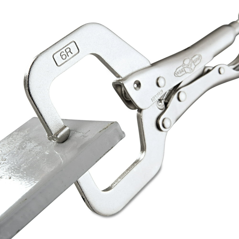 Irwin 21/8 in. x 11/2 in. D Steel Locking CClamp 1000 lb. capacity Silver 1 pc.