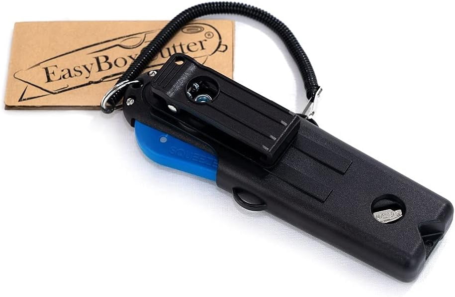 12 Pack Easycut Blue Safety Box Cutters Easy Cut