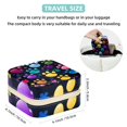 thumbnail image 5 of Dog Paw Print Portable Square Jewelry Box for Rings Earrings Necklaces Bracelets Girls Women Travel Organizer Decorative Display, 5 of 6