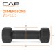 thumbnail image 4 of Gorra para mancuernas, de neopreno, 1,4 kg, 3 libras, par, 4 of 7