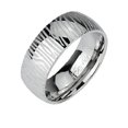 thumbnail image 1 of New Stainless Steel Couples Engraved Zebra Design Band Ring - Size 11, 1 of 1
