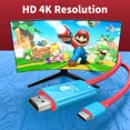 thumbnail image 3 of DOONJIEY 4K 30Hz USB Type C to HDTV TV Cable for Nintendo Switch/OLED TV Docking Mode 100W PD Charing for SteamDeck ROG Ally, 3 of 14