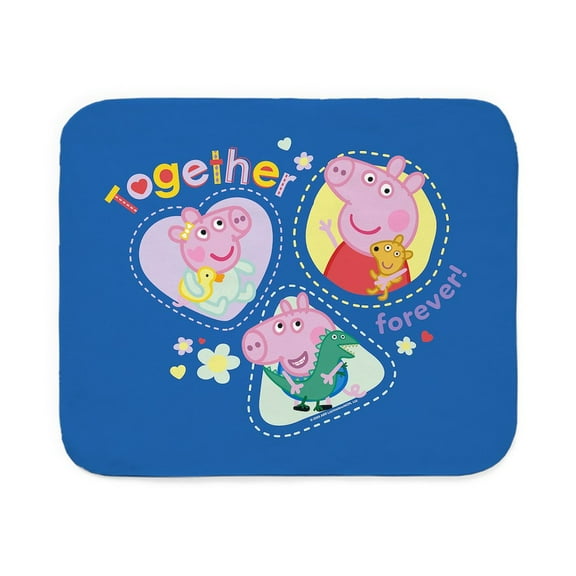 CafePress - Peppa Pig: Together Forever! - Sherpa Fleece Throw Blanket 60" x 50"
