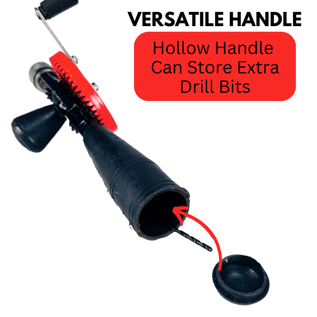WEDGE Storage Ergonomic Handle Manual Hand Drill