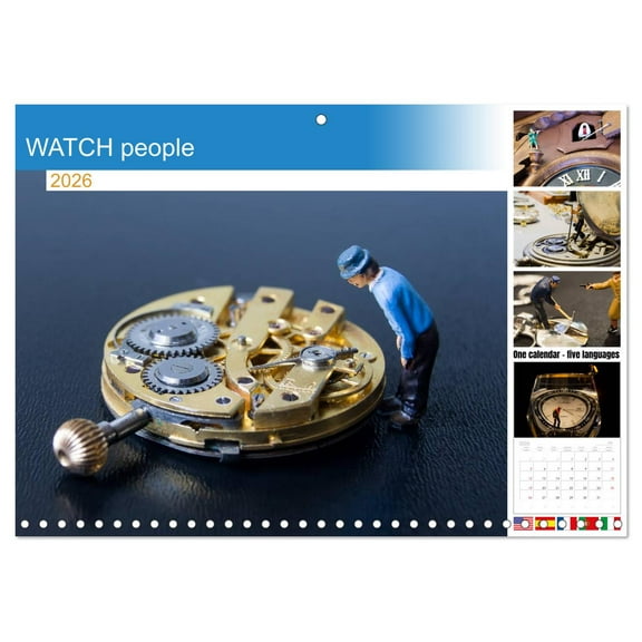 WATCH people (Monthly Wall Calendar 2026 11.7 x 16.5 (open)), CALVENDO 14 Month Calendar
