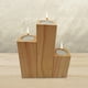 thumbnail image 1 of Portavelas de madera Perfecl vintage para Decoración de mesa, 1 of 8