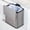 Metallic Gray, variant on Stainless Steel  Trash Can with Lid and Inner Bucket - Slim 1.3 Gallon Odor-Free Compost Bin for Kitchen Cabinet, Countertop, Under Sink, or Bathroom (Metallic Gray)