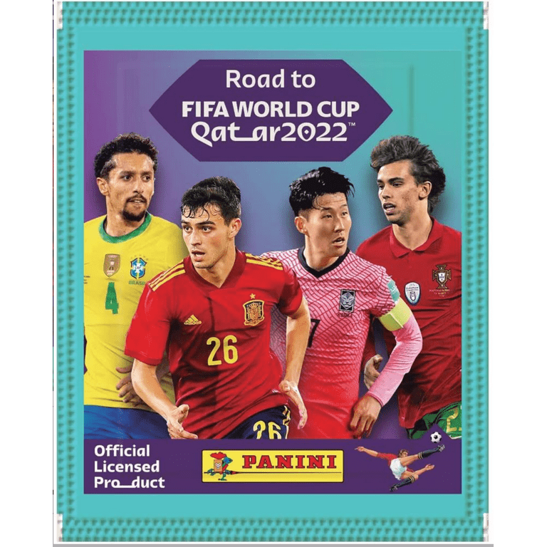 2022 Panini World Cup Soccer 50-Pack Sticker Box