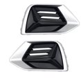 thumbnail image 2 of Juego de 2 piezas adecuado para Audi Q3 2019-2022 ABS parachoques delantero rejilla antiniebla cubierta -, 2 of 2