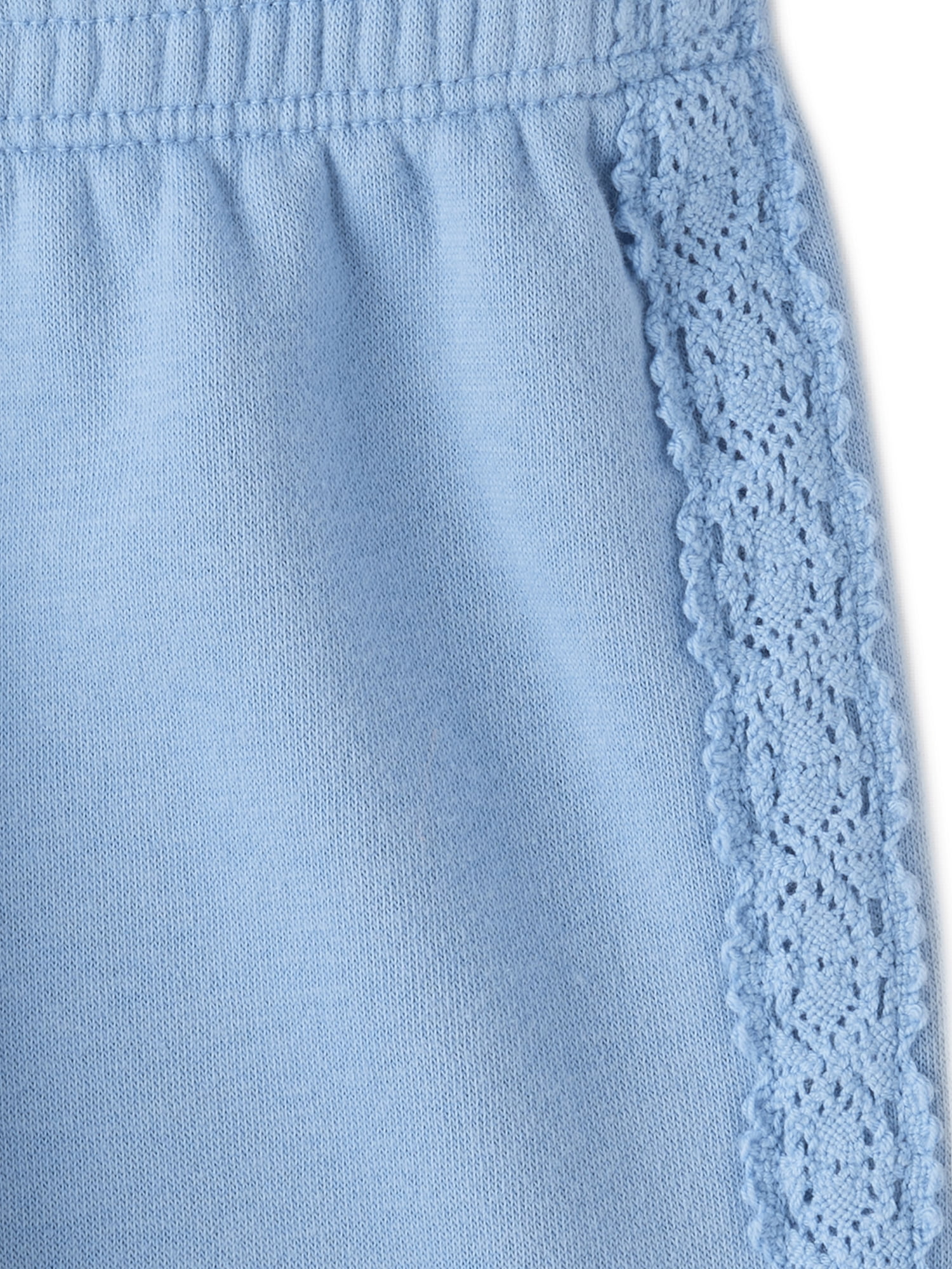 The Children's Place Toddler Girls Long Sleeve Crochet Fleece Set, 2-Piece, Sizes 12M-5T