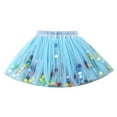 thumbnail image 1 of StylesILove Toddler Girls Multicolored Pom Poms Triple Layered Tutu Skirt, 1 of 7