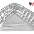 thumbnail image 6 of PACTOGO 1/4 Size Sheet Cake Aluminum Foil Pan w/Clear Low Dome Lid 12.75 L x 8.75 W x 1.25 D (Pack of 50 Sets), 6 of 12