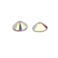 thumbnail image 4 of 1400 Pcs/SS8 Cristal de Verre Rond Plat Strass Gemmes Dos Plat Strass Gemmes Blanc AB, 4 of 5