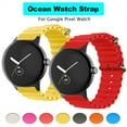 thumbnail image 2 of CIRUTVAL Silicone Ocean Strap Compatible with Google Pixel Watch Band, Adjustable Sports Replacement Loop Band Breathable Comfortable band for Men Women, 2 of 8