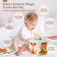 thumbnail image 2 of Caja de pañuelos Toy hahaland Baby Toys Montessori de 6 a 12 meses, 2 of 9