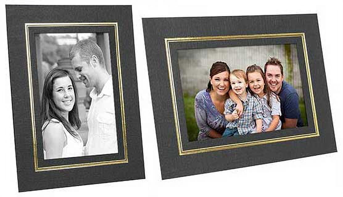 White Cardstock Photo Dual Easel Frame W Plain Border Sold