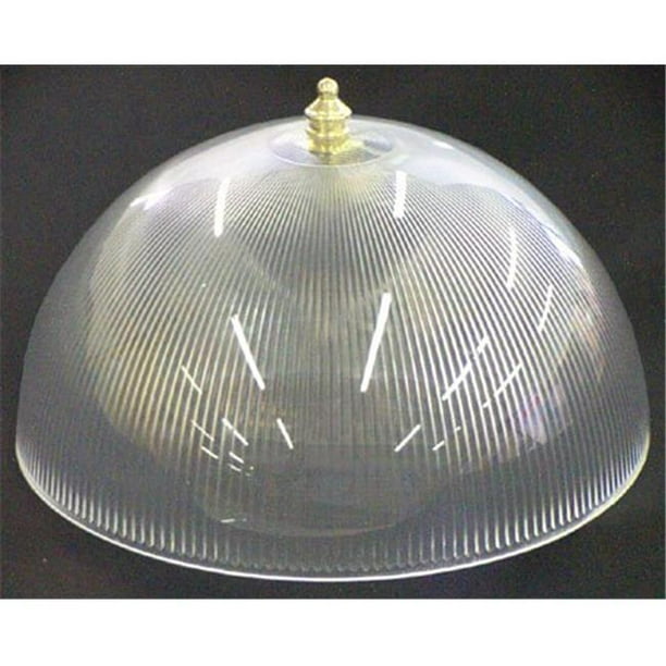 Westinghouse Lighting 8149300 8 Pouces Acrylique Dôme Prismatique Clip-sur l'Ombre - Pack de 6