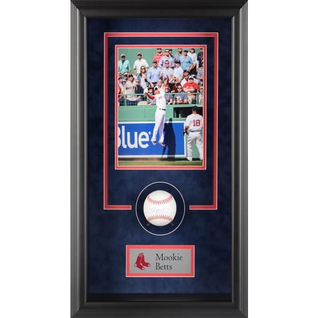Mookie Betts Boston Red Sox Framed Autographed Baseball Shadowbox - Fanatics Authentic Certified