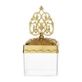 thumbnail image 2 of Food Storage Set Light Gold Plated Candy Box European Style Wedding Square Transparent Container with Lid Storage Bags Containers Food Saver Set Reusable Storage Bags Kitchen Storage Set, 2 of 6
