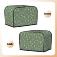 thumbnail image 3 of Yiaed Cute Yoga Frogs Print Two Slice Bread Machine Cover, Universal Size Kitchen Appliance Cover for Bread Machine,Bread Machine Cover, 3 of 7