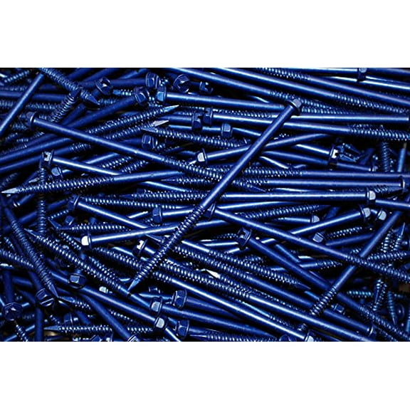 (50) Hex Washer Head 1/4 x 5 Concrete Masonry Screws Tapcon Anchor 5/16inches Drive$$Hardware