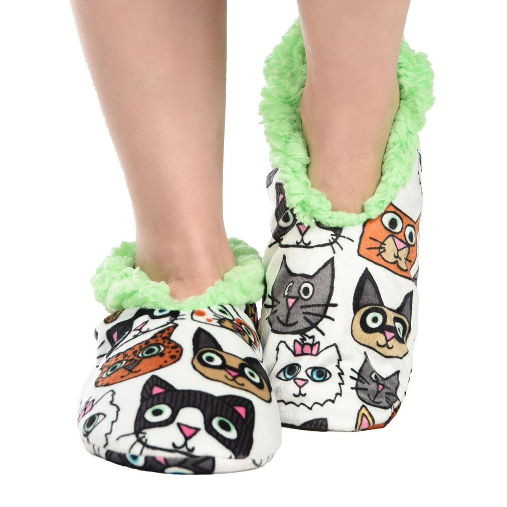 Lazy One LazyOne Fuzzy Feet Slippers for Women, Cute FleeceLined