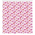 thumbnail image 3 of Ambesonne Lips Shower Curtain, Pink and Red Romantic Kisses, 69"Wx70"L, Multicolor, 3 of 3