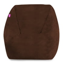 Posh Creations Coronado Bean Bag Chair, Bead Filled Lounge for Kids &Teens,2.3Ft, Faux Rabbit Brown