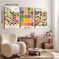 thumbnail image 5 of Luxury Bauhaus Geometric 3-Piece Canvas Decor for Living Room Wall Art, 5 of 8