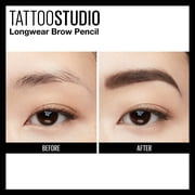 Maybelline Tattoo Studio 36HR Pigment Brow Pencil, Soft Brown