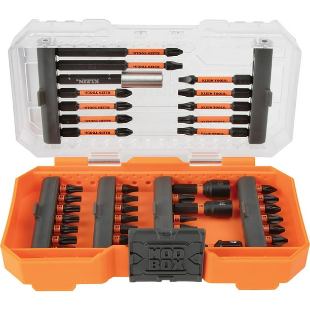 Juego de brocas Impact Driver Klein Tools 33801 con ProFlex, 40 piezas