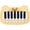 Jaune, variante sur Jouet Clavier Piano pour Tout-Petits avec Sons de Piano et de Guitare, Instrument de Musique Électronique Portable pour Enfants de 1 à 6 Ans, Matériau ABS, Léger et Sécuritaire Premier Anniversaire.,Rose