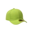 thumbnail image 2 of TopHeadwear Chapeau Ajustable à Crochets et Boucles Structurés, Vert Lime, 2 of 2