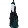 thumbnail image 2 of Scottish Highland Plaid Dress for Women Traditional Renaissance Inspired Historical Gown, 2 of 5