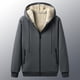thumbnail image 4 of Traje deportivo informal de moda sólida para hombre, ropa deportiva cálida de lana de cordero, suéter con capucha, conjunto de dos piezas Pompotops oipoqjl52075, 4 of 5