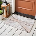 thumbnail image 5 of Farm Door Washable Small Entryway Area Rugs 2'x3', Village Beige Wood Plank Farmhouse Door Low Pile Throw Rug Non-Slip Sturdy Edge Binding Carpet for Front Door Floor Room Entry, 5 of 9