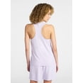 thumbnail image 5 of Athletic Works Women's and Women's Plus ButterCore Racerback Tank Top, Sizes XS-4X, 5 of 7