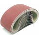 thumbnail image 1 of Banda de lijado, banda abrasiva de 100 x 610 mm para pulir alúmina, metal, madera, juego de 3 bandas de lijado de 40/80/120/180/320 para lijadoras de banda (15 piezas), 1 of 3