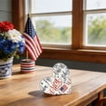 thumbnail image 5 of Beautynvta 4th of July Decorations Wooden Heart Ornaments, Patriotic Memorial Day Tiered Tray Decor, American Flag Decor Heart Signs for Shelf Fireplace Table Decor, 5 of 6