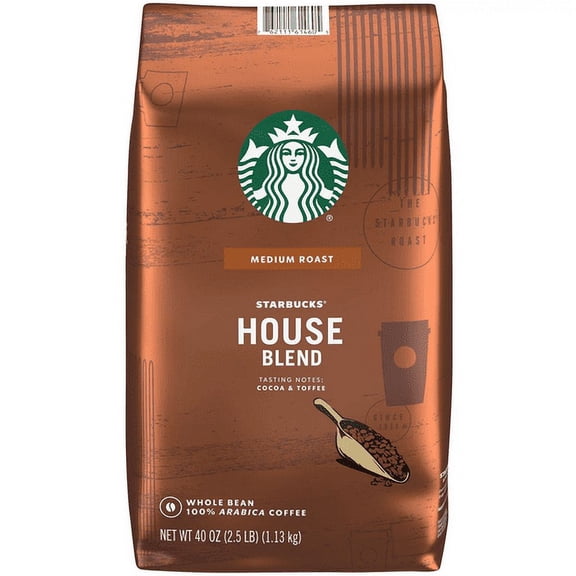 Starbucks House Blend Whole Bean Coffee (40 Oz.)