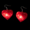 thumbnail image 3 of Pendientes de corazón de melocotón Coolette Serie europea y americana para el día de San Valentín Pendientes luminosos con luz LED, 3 of 6