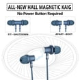 thumbnail image 2 of Auriculares Bluetooth con banda para el cuello LANDIBO V5.2 con micrófono 35H, color azul, 2 of 8