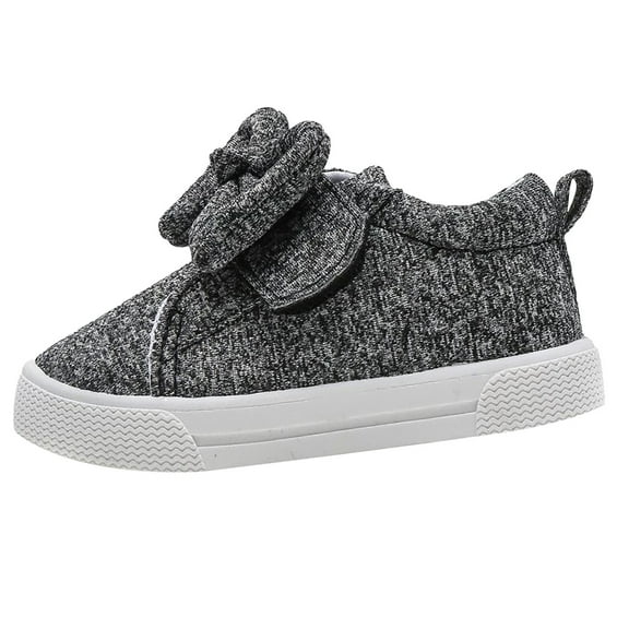 Otqutp Warm Shoes for Kids Children's Cotton Slippers Winter Boys and Girls Home Indoor Cute Padded Wool Slippers Baby Baby Cotton Shoes 1-5Years (Black,18-24Months)