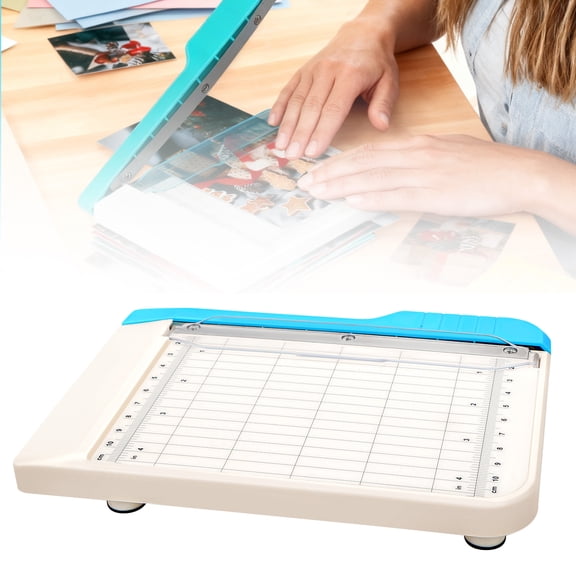 Precision Photo Cutter, TSV Adjustable Mini Paper Trimmer for Multi-Size Photos, Scrapbooking & DIY