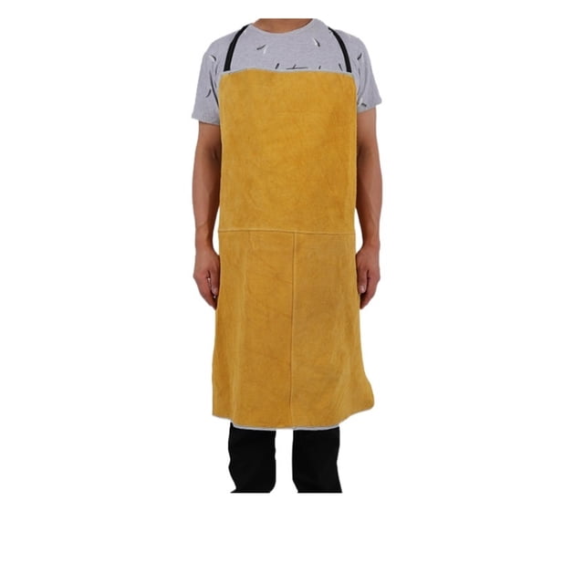 Leather Welding Apron, Fire Resistant Welder Smock, Welding Jacket Leather Apron Heavy-Duty Work ,Durable Material