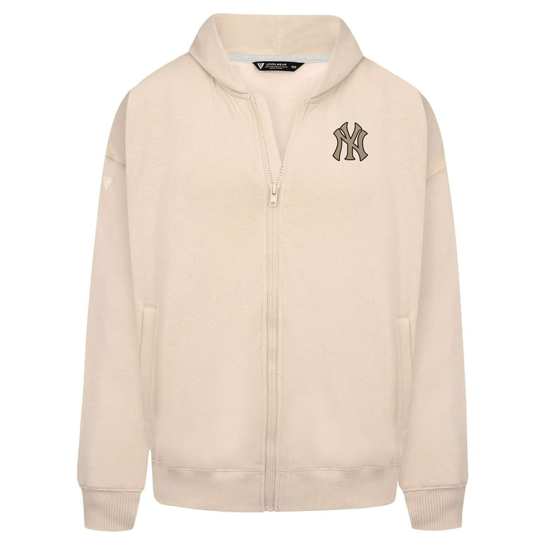 Men's Levelwear Khaki New York Yankees Uphill Oversized Full-Zip