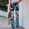 thumbnail image 4 of WILLBEST Pantalones Casuales para Mujer: Pantalones Largos Holgados con Estampado y Micro Acampanados para Mayor Comodidad y Estilo. Extra Grande, 4 of 9